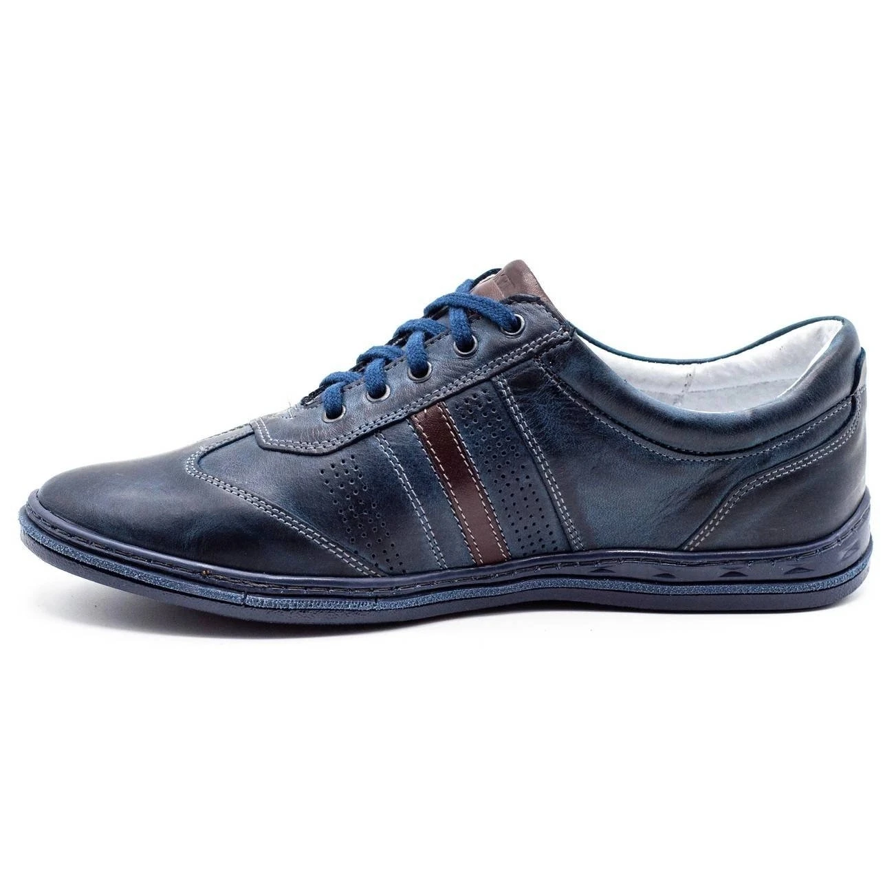 Joker Chaussures Cuir Homme 521 Bleu Marine