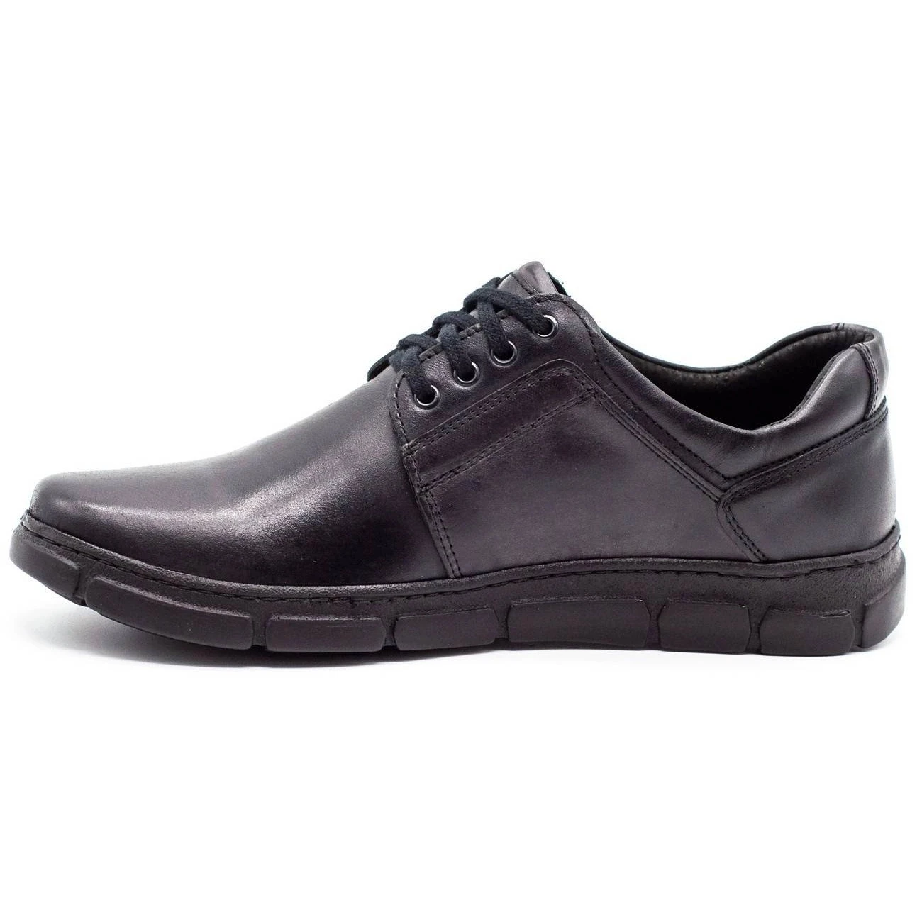 Joker Chaussures En Cuir Noir Pour Hommes 506 Le Noir