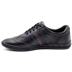 Joker Chaussures En Cuir Noir Pour Hommes 521 Le Noir
