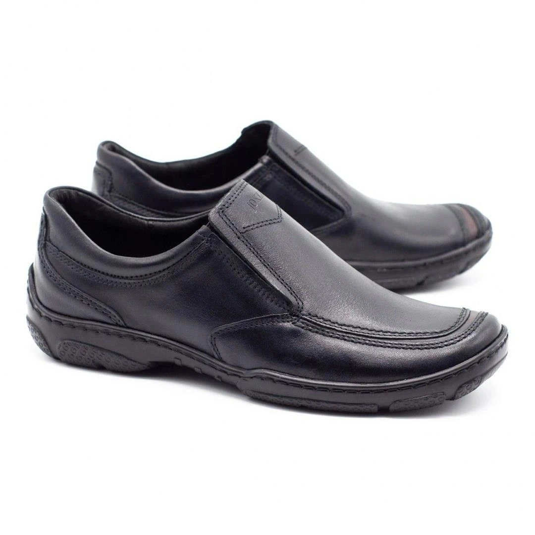 Joker Mocassins Cuir Homme 213 Noir Le Noir – Image 2