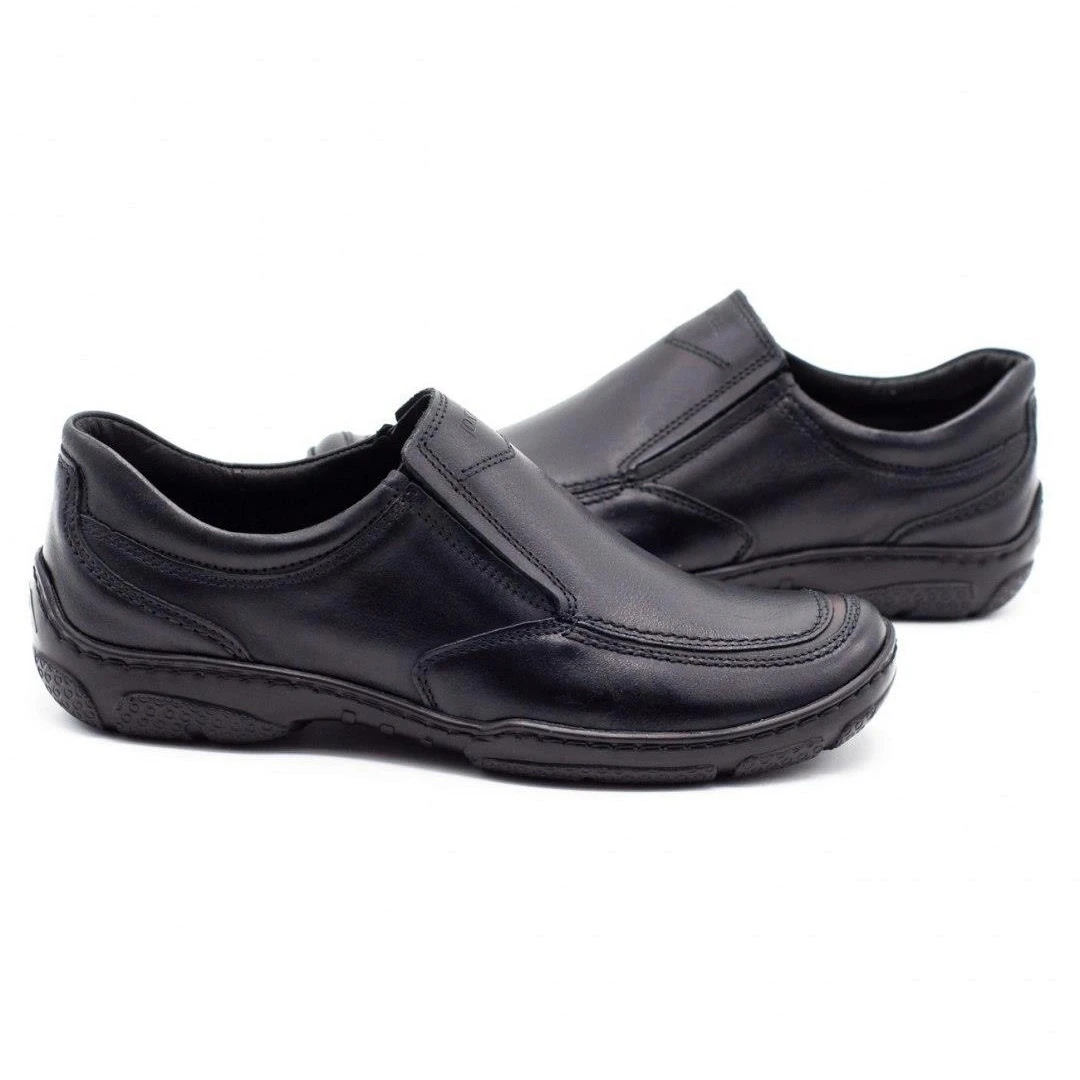 Joker Mocassins Cuir Homme 213 Noir Le Noir – Image 5