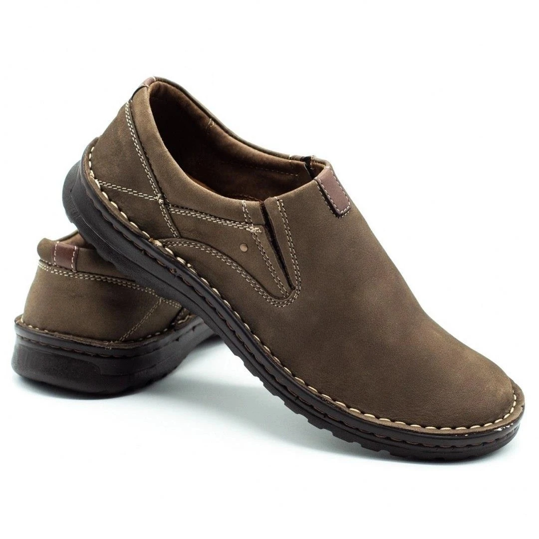 Joker Mocassins Cuir Homme 382 Olive Vert – Image 4