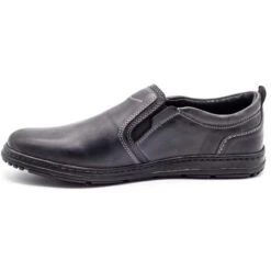 Joker Mocassins Homme Cuir Gris 535