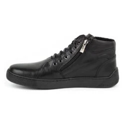 Kampol Bottes En Cuir Isolées Pour Hommes 120KAM Noir Le Noir