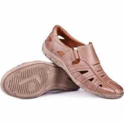 Kampol Chaussures Ajourées Homme Pour L'été 16/13 Marron Brun