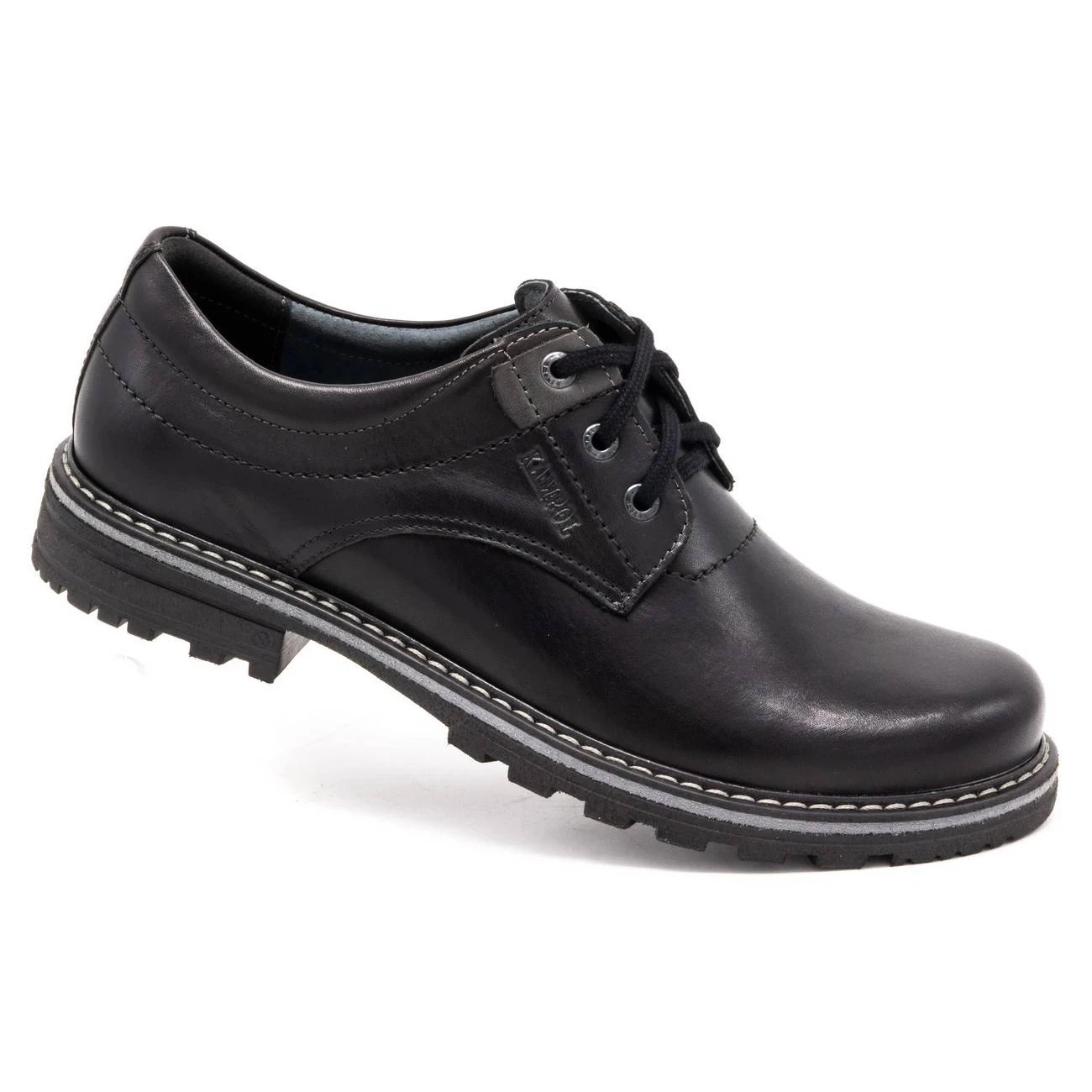 Kampol Chaussures Homme En Cuir 32/15 Noir Le Noir â Image 2