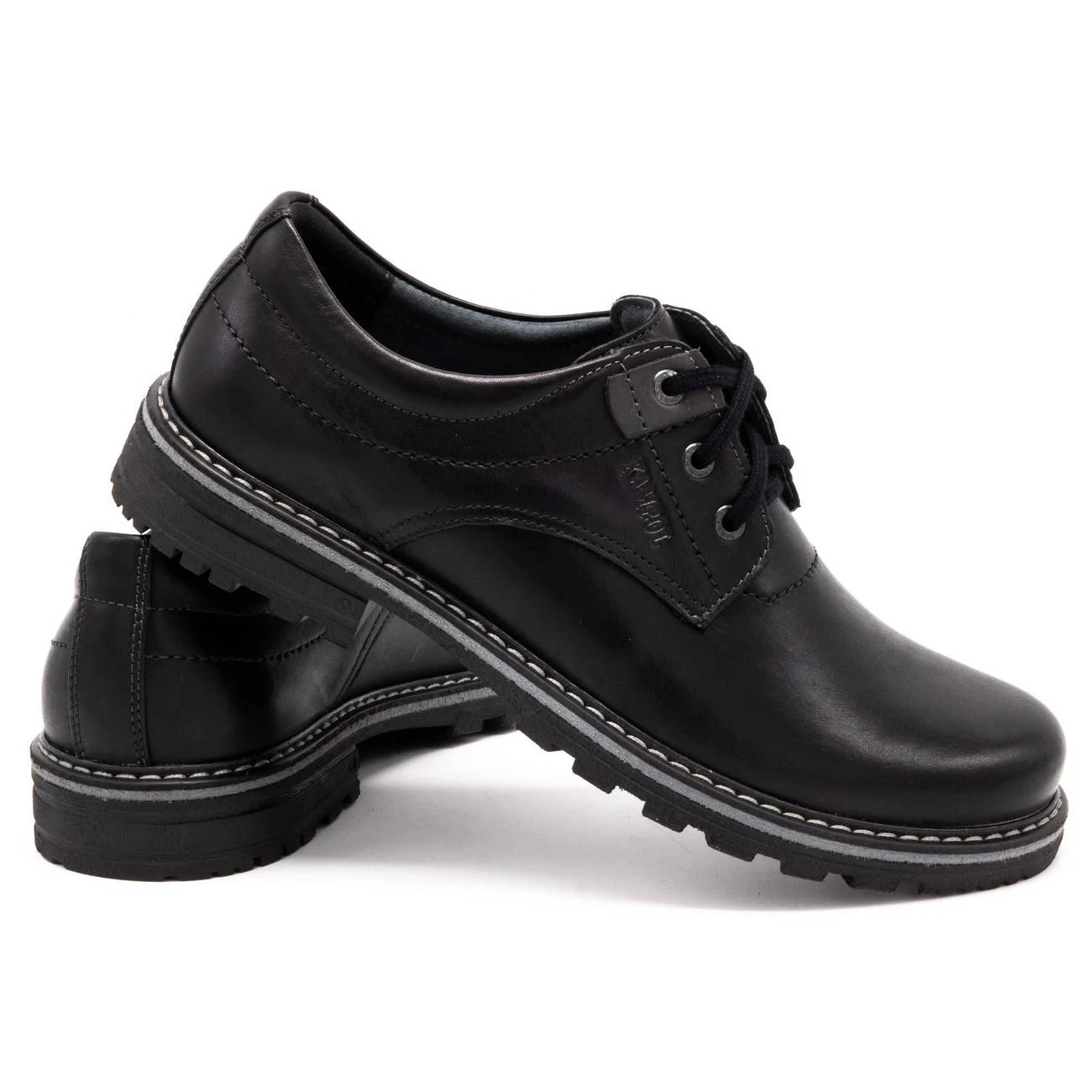 Kampol Chaussures Homme En Cuir 32/15 Noir Le Noir â Image 5