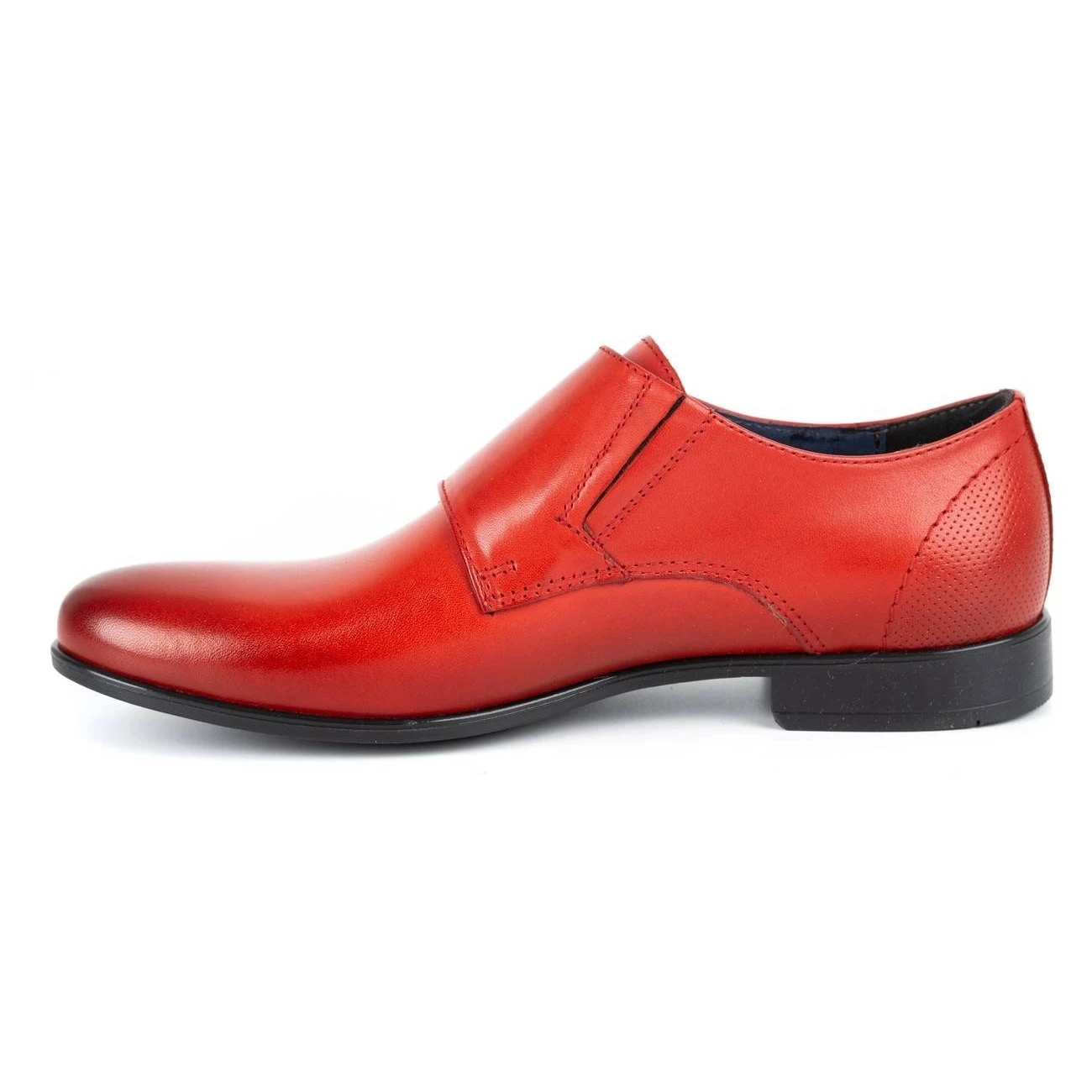 Kampol Chaussures Monki Formelles Pour Hommes 341/39 Rouge