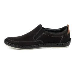 Kampol Mocassins Cuir Homme 51KAM Noir Le Noir