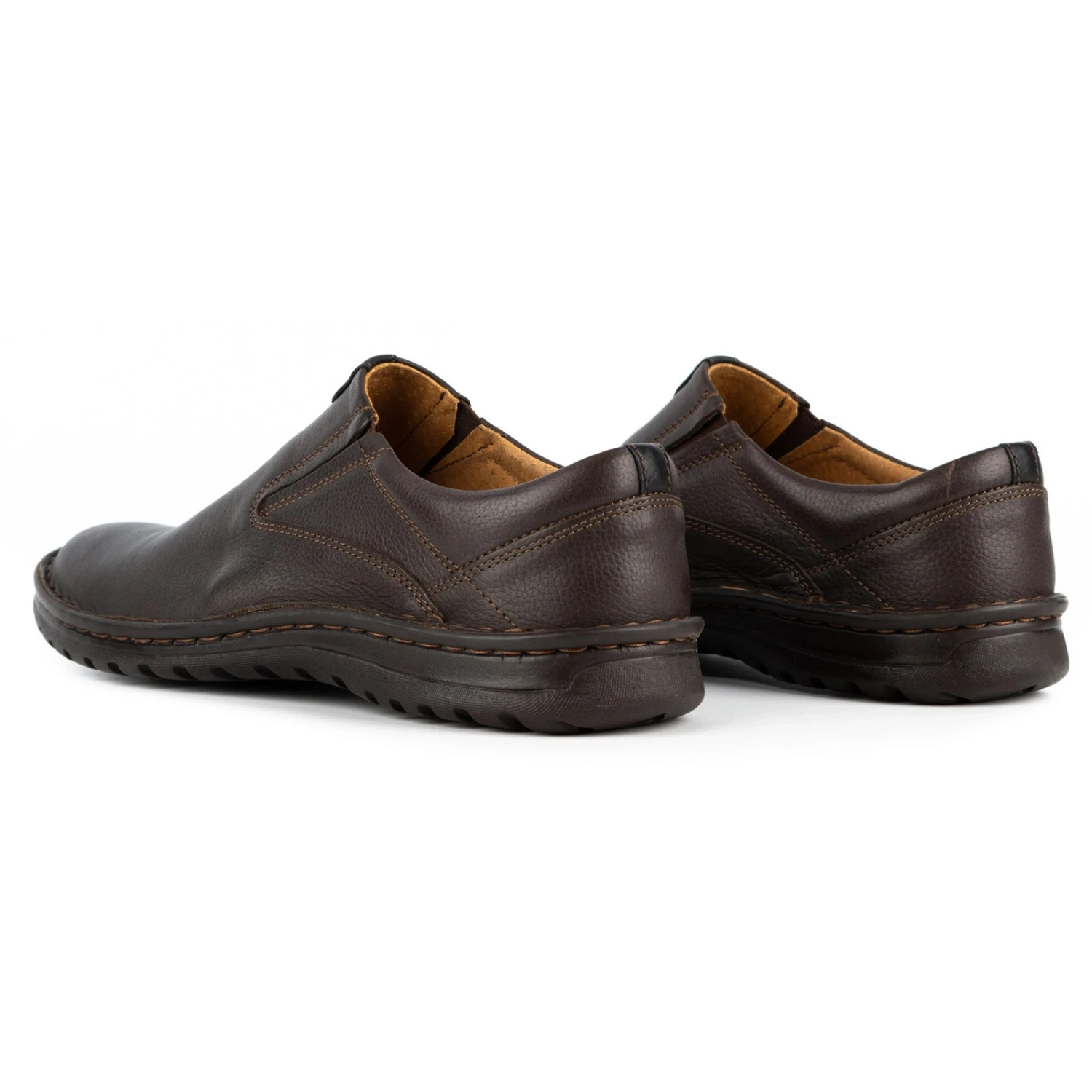 Kampol Mocassins Homme En Cuir 12KAM Marron Brun – Image 6