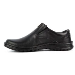 Kampol Mocassins Homme En Cuir 12KAM Noir Le Noir