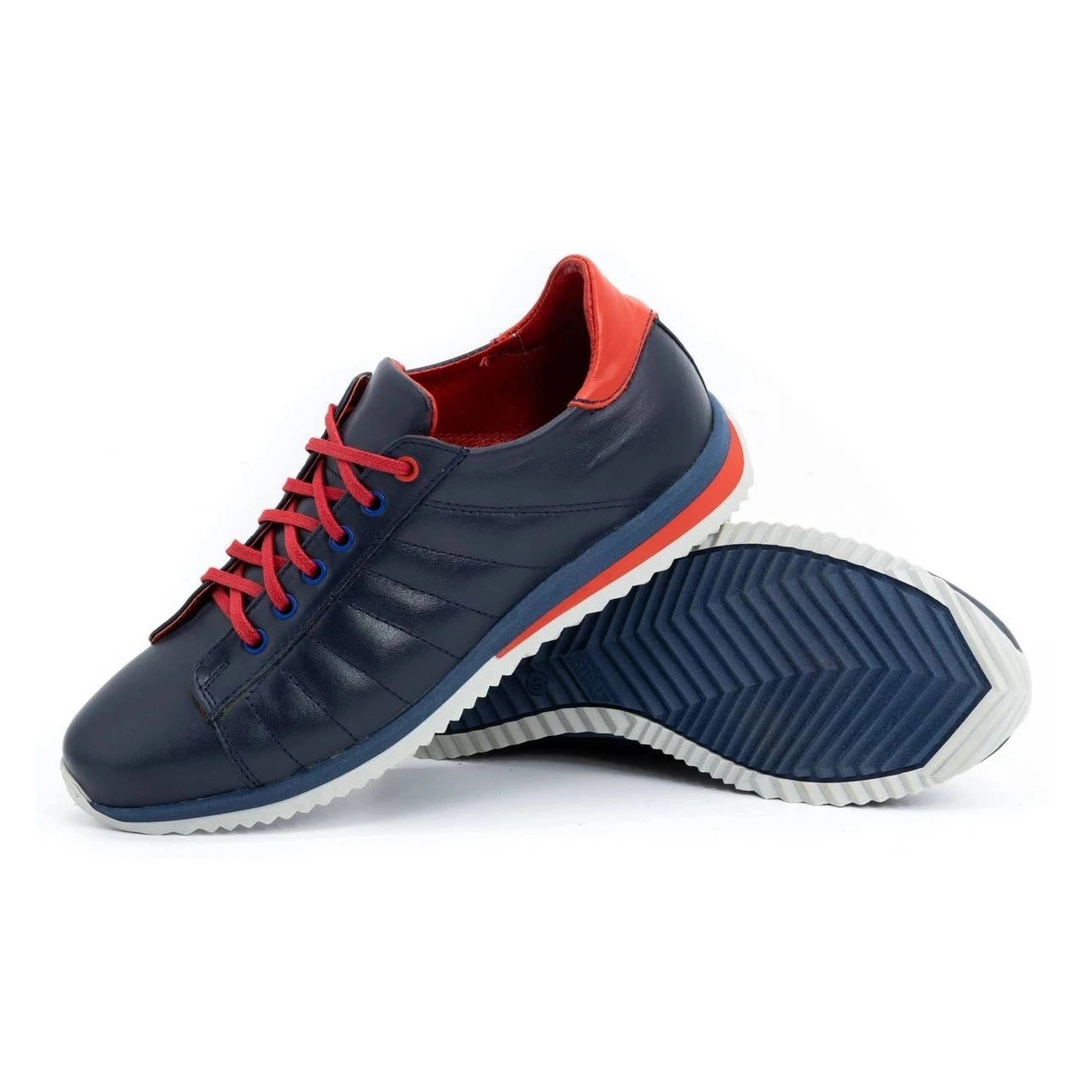 KENT Chaussures De Sport Décontractées Pour Hommes 401O Bleu Marine – Image 3