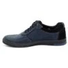 KOMODO Chaussures Casual En Cuir Pour Hommes 918K Bleu Marine