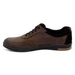 KOMODO Chaussures Décontractées En Cuir Pour Hommes 918K Marron Brun
