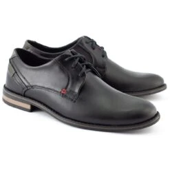 KOMODO Chaussures élégantes Pour Hommes 859 Noir Le Noir