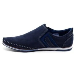 KOMODO Chaussures Homme Cuir 711 Bleu Marine