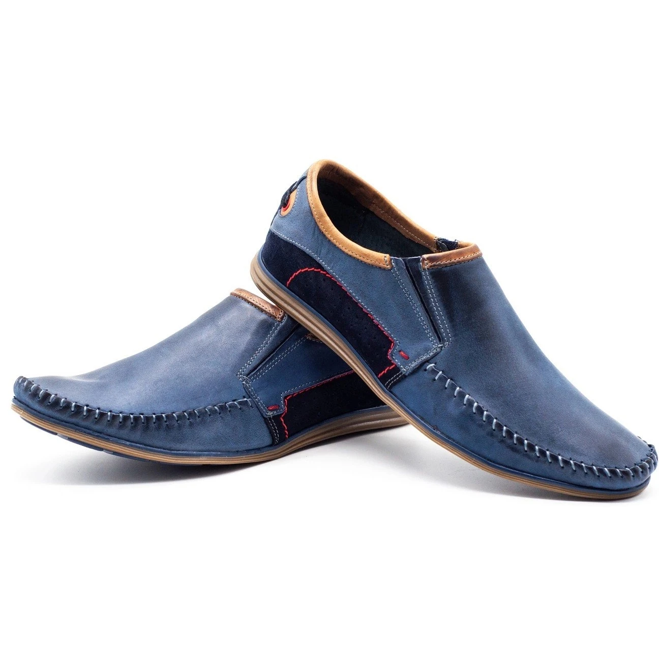 KOMODO Chaussures Homme Cuir 847 Bleu Marine – Image 6