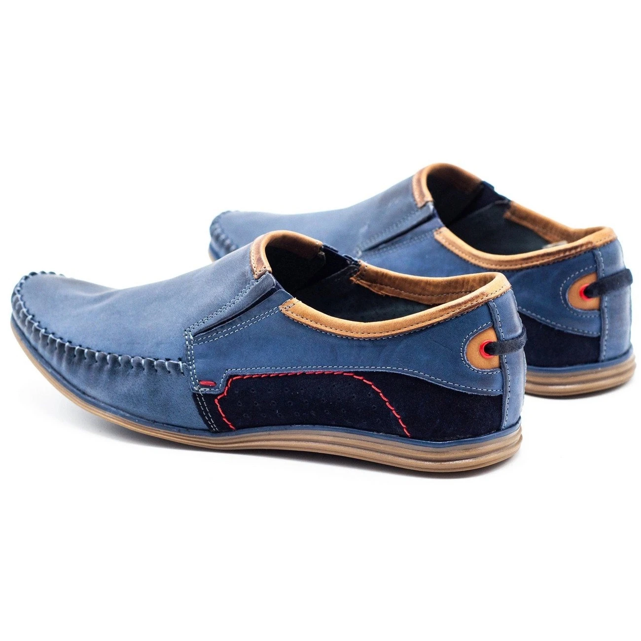 KOMODO Chaussures Homme Cuir 847 Bleu Marine – Image 7