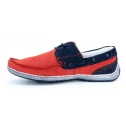 KOMODO Chaussures Homme Mocassins 902 Rouge