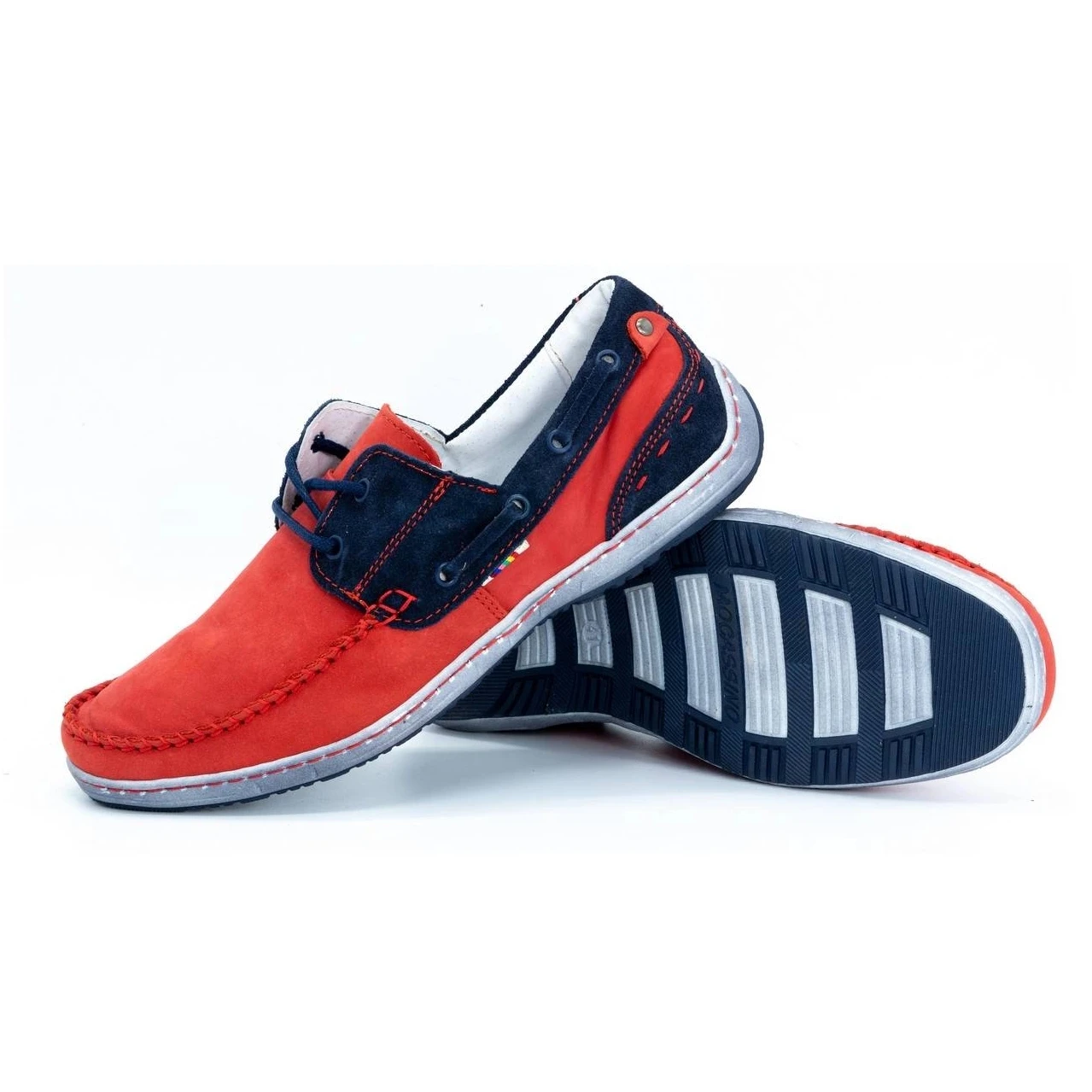 KOMODO Chaussures Homme Mocassins 902 Rouge – Image 3
