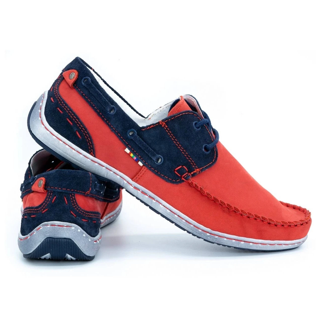 KOMODO Chaussures Homme Mocassins 902 Rouge – Image 4