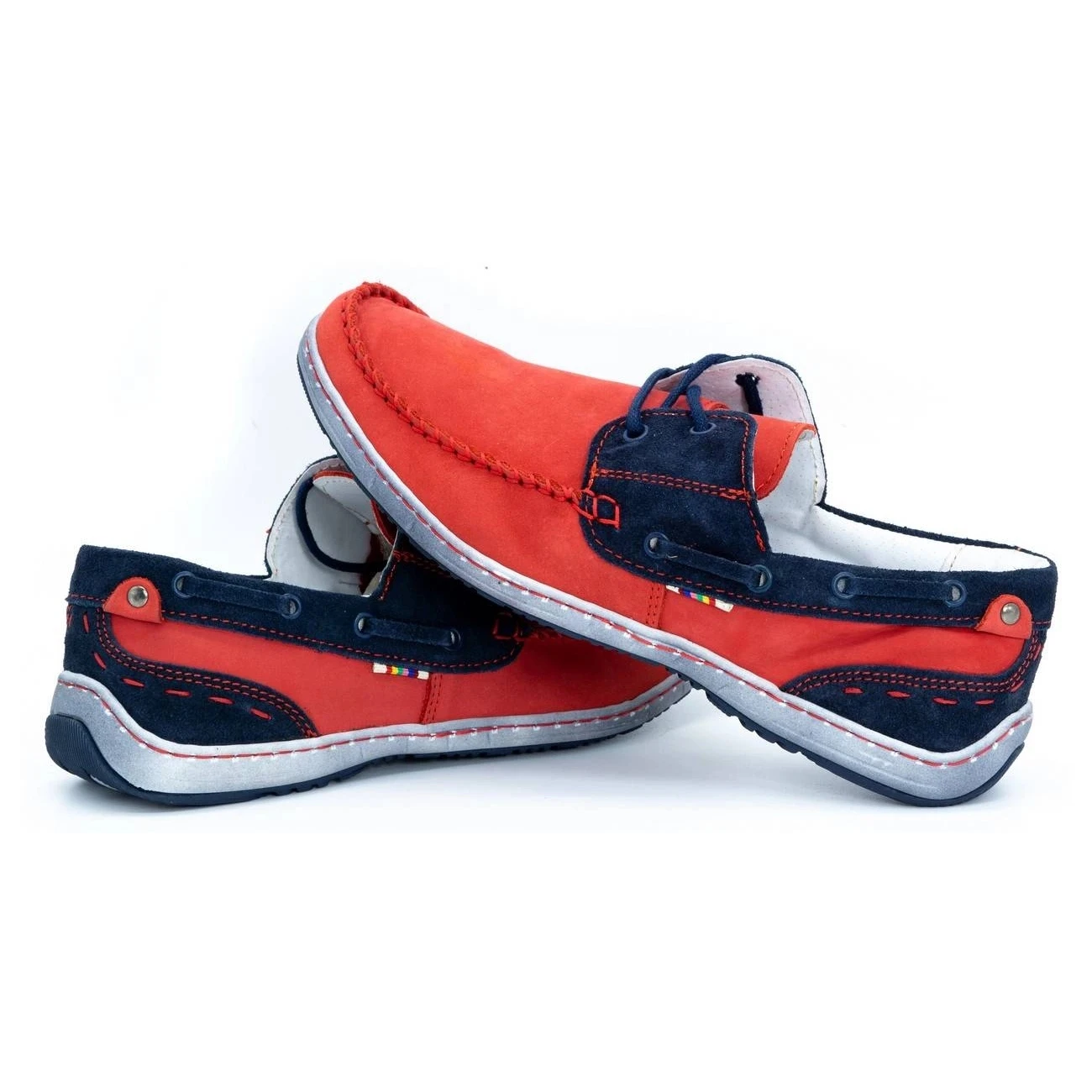 KOMODO Chaussures Homme Mocassins 902 Rouge – Image 5