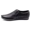 KOMODO Chaussures Pour Hommes En Cuir 847 Noir Le Noir