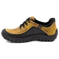 KOMODO Chaussures Trekking Homme Cuir 917K Jaune
