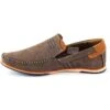 KOMODO Mocassins Cuir Homme 876 Marron Brun