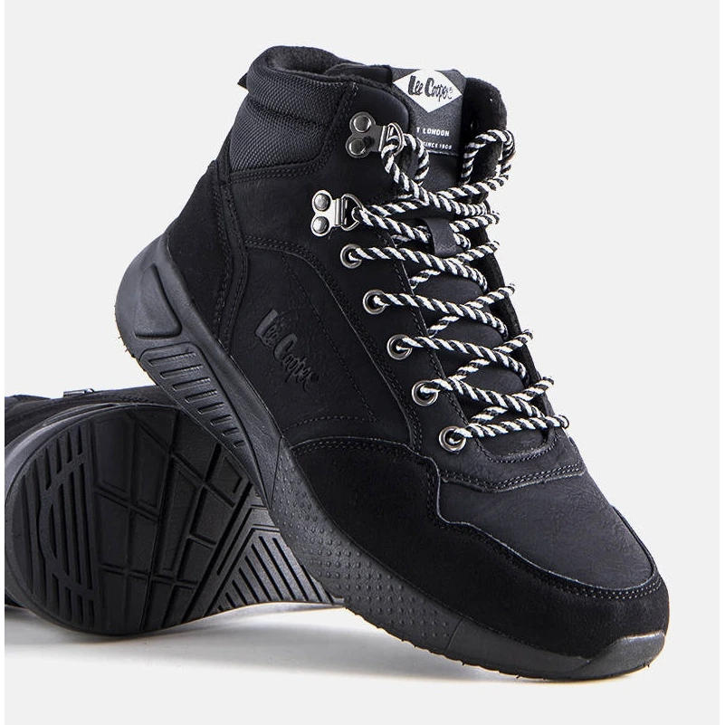 Lee Cooper Bottes De Randonnée Isolées Noires LCJ-22-31-1457M Le Noir – Image 2