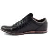 Lemar Chaussures En Cuir Pour Hommes 1615 Noir Le Noir