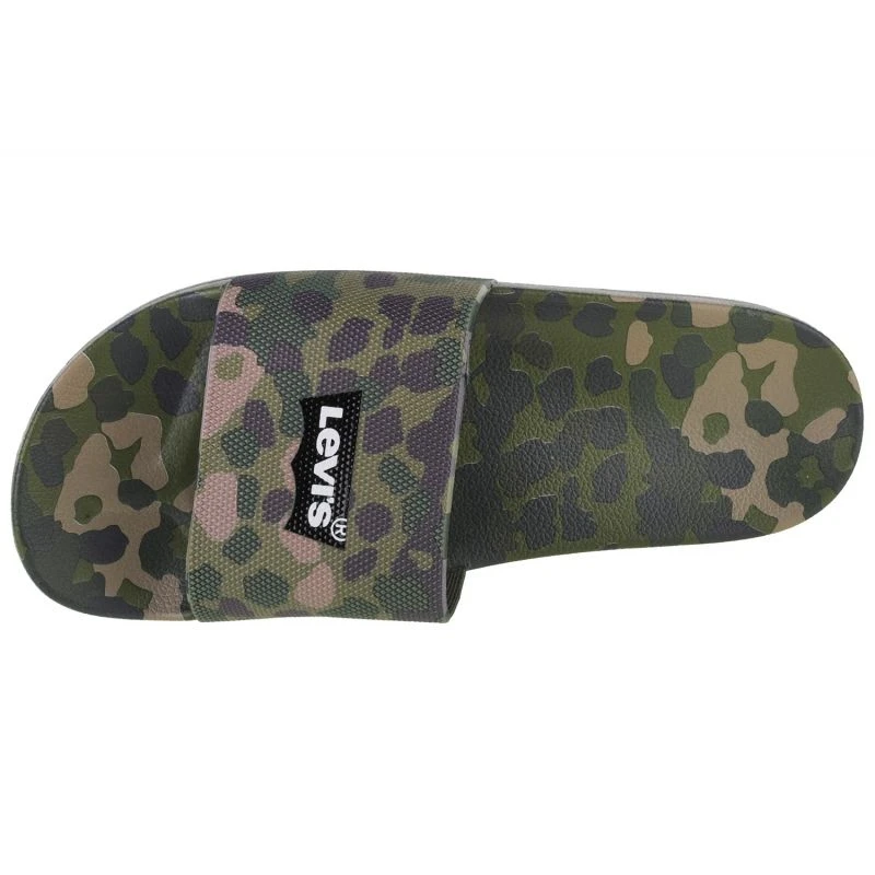 Levis Pantoufles Levi's June Stamp 234217-753-92 Beige Brun Vert – Image 2