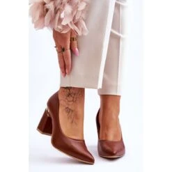 Lewski Shoes Escarpins Cuir Lewski 3117 Marron Brun