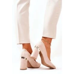 Lewski Shoes Escarpins Daim Lewski 3117 Beige