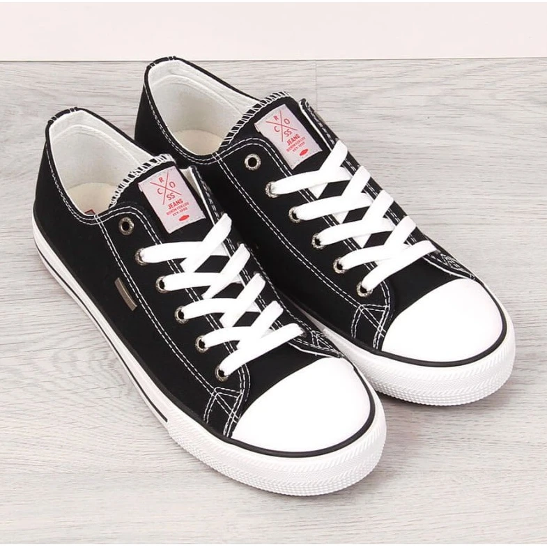 Low Cross Jeans M JJ1R4003C Baskets Noires Le Noir – Image 3