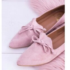 Lu Boo Ballerine Rose En Daim Lordsy Spitz Feliciano