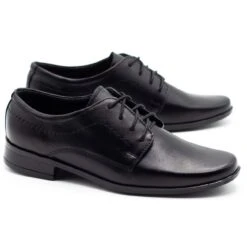 Lukas Chaussures De Communion Formelle Pour Enfants J1 Noir Le Noir