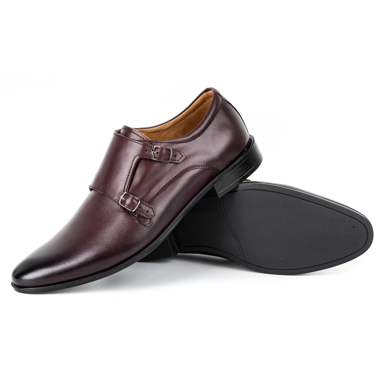 Lukas Chaussures Habillées En Cuir Monki 287LU Cerise Rouge – Image 4