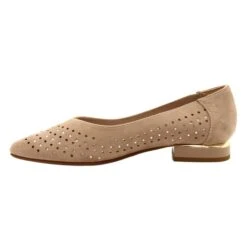 M.Daszyński Ballerines Ajourées à Paillettes Daszyński SA201-1 Beige