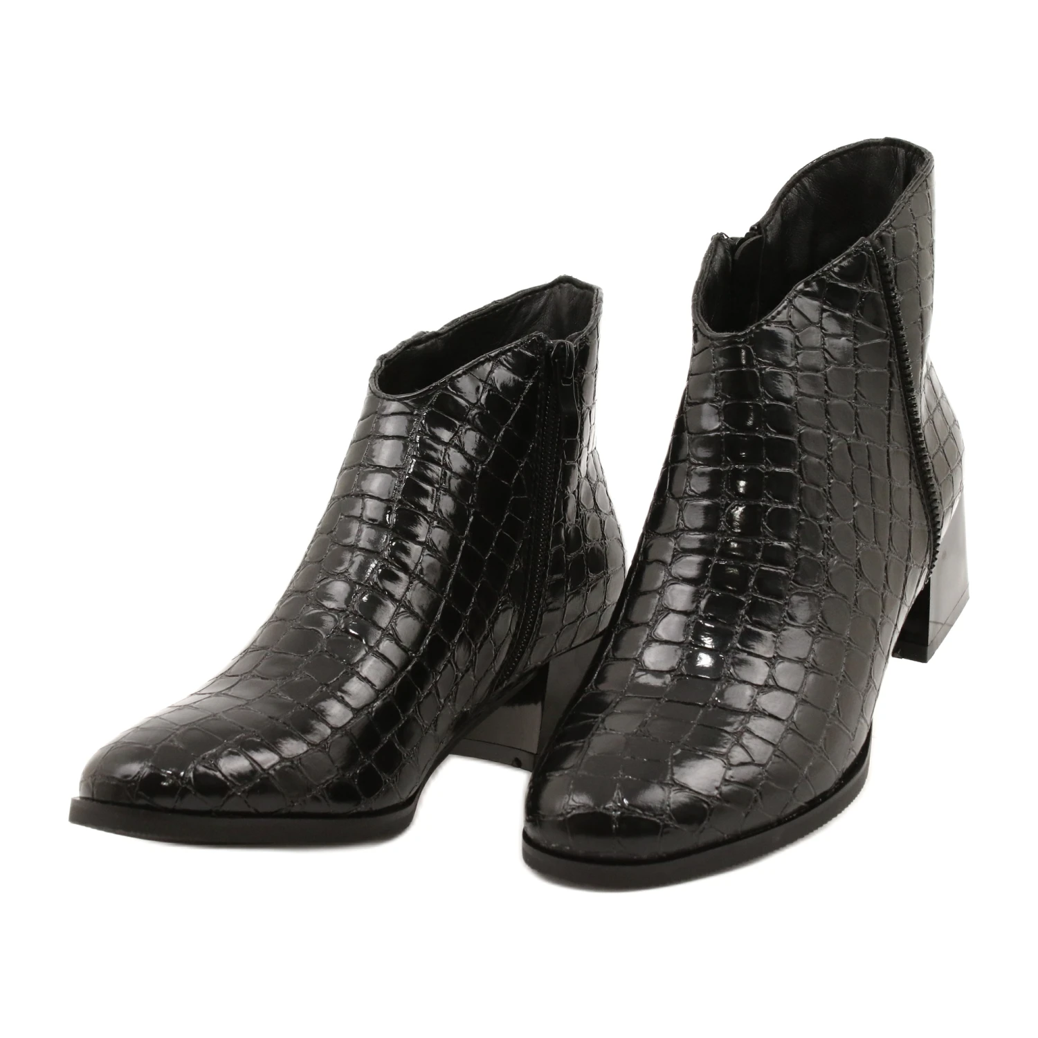 M.Daszyński Bottes Isolées Daszyński MR2130-8 Le Noir – Image 2
