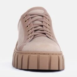 Marco Shoes Augmenter Les Baskets Avec Un Fond Plus épais Beige