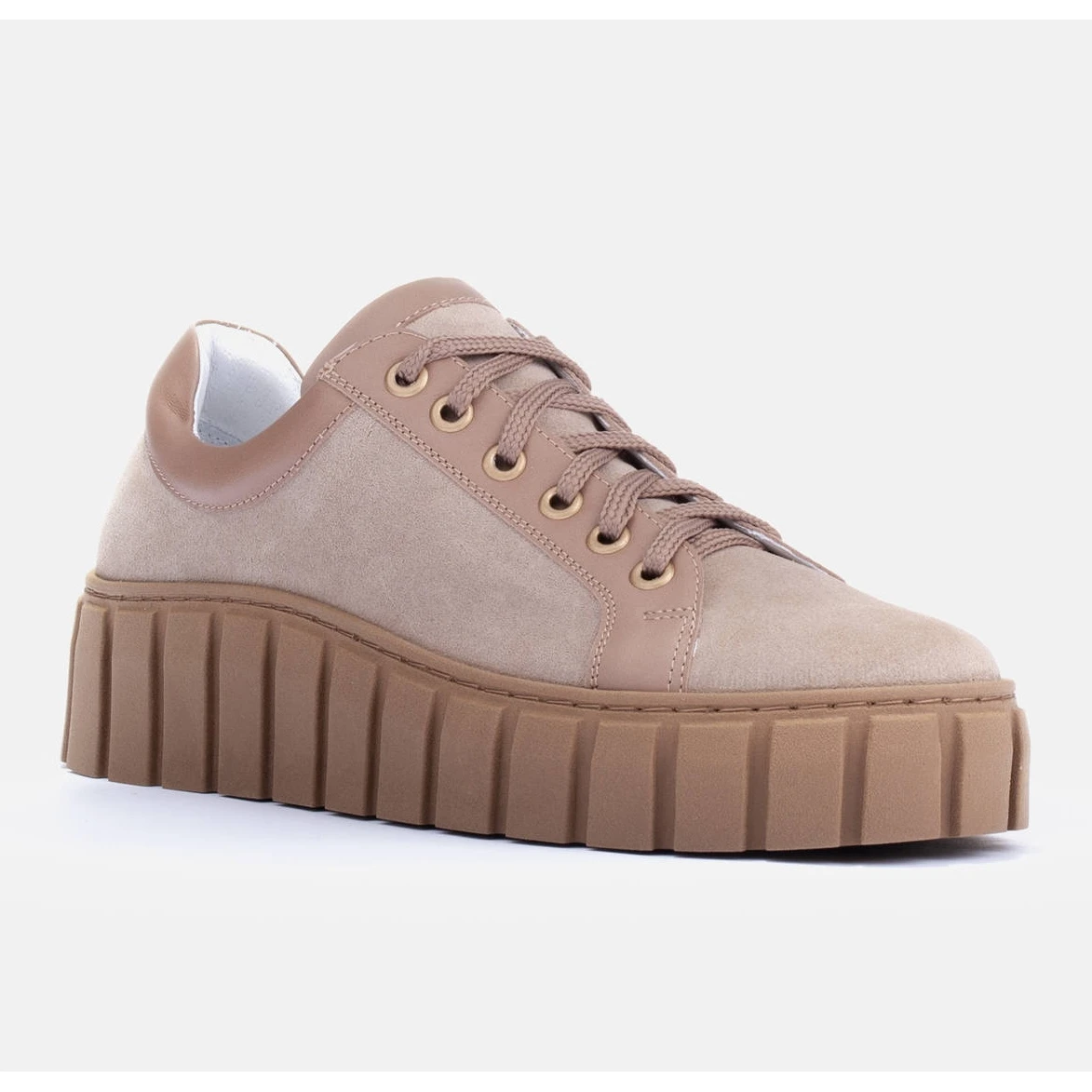 Marco Shoes Augmenter Les Baskets Avec Un Fond Plus épais Beige – Image 8