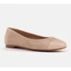 Marco Shoes Ballerines Confortables Avec Bordure Beige