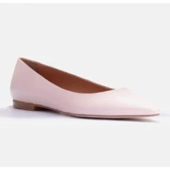 Marco Shoes Ballerines En Cuir Souple Nude Beige