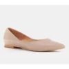 Marco Shoes Ballerines Femme à Pans Bas Beige
