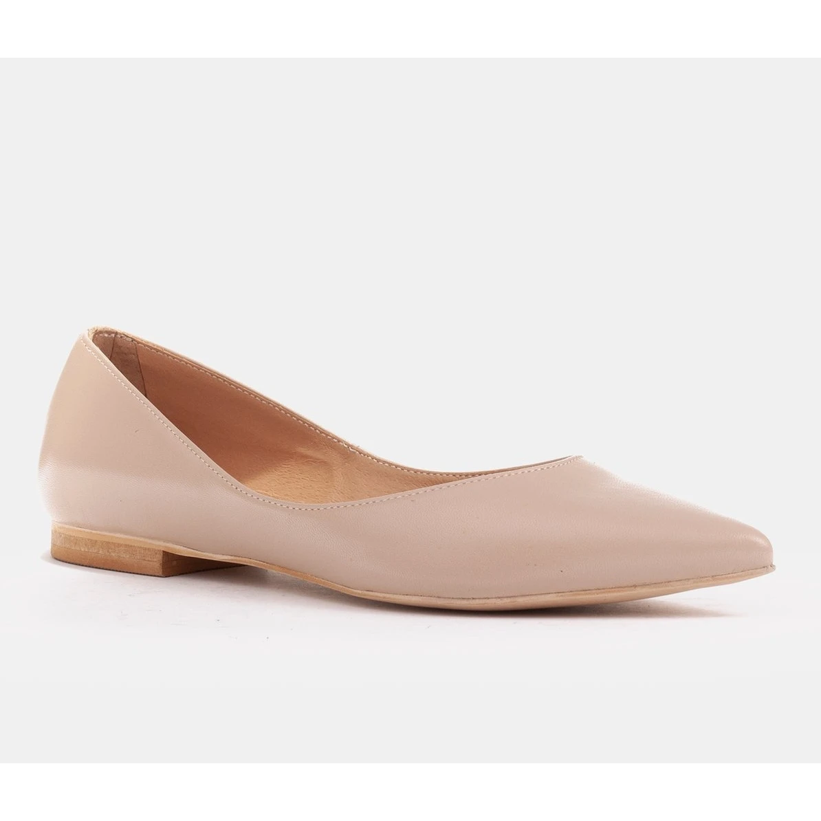 Marco Shoes Ballerines Femme à Pans Bas Beige
