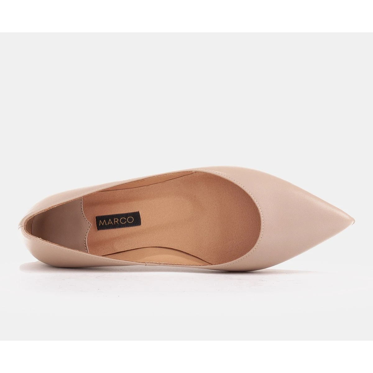 Marco Shoes Ballerines Femme à Pans Bas Beige – Image 5