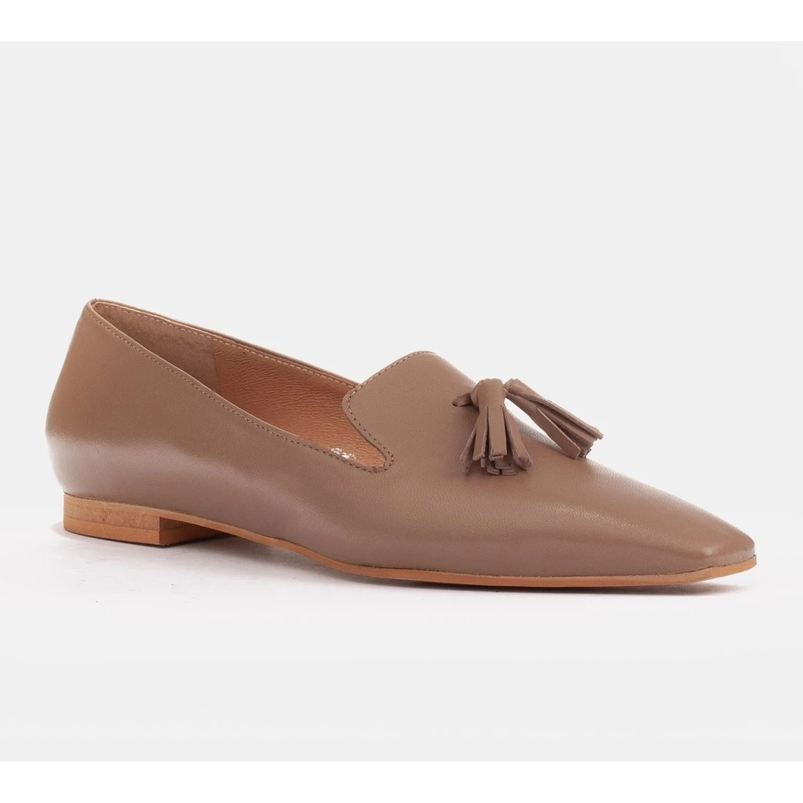 Marco Shoes Ballerines Lords Pour Femmes à Franges Beige