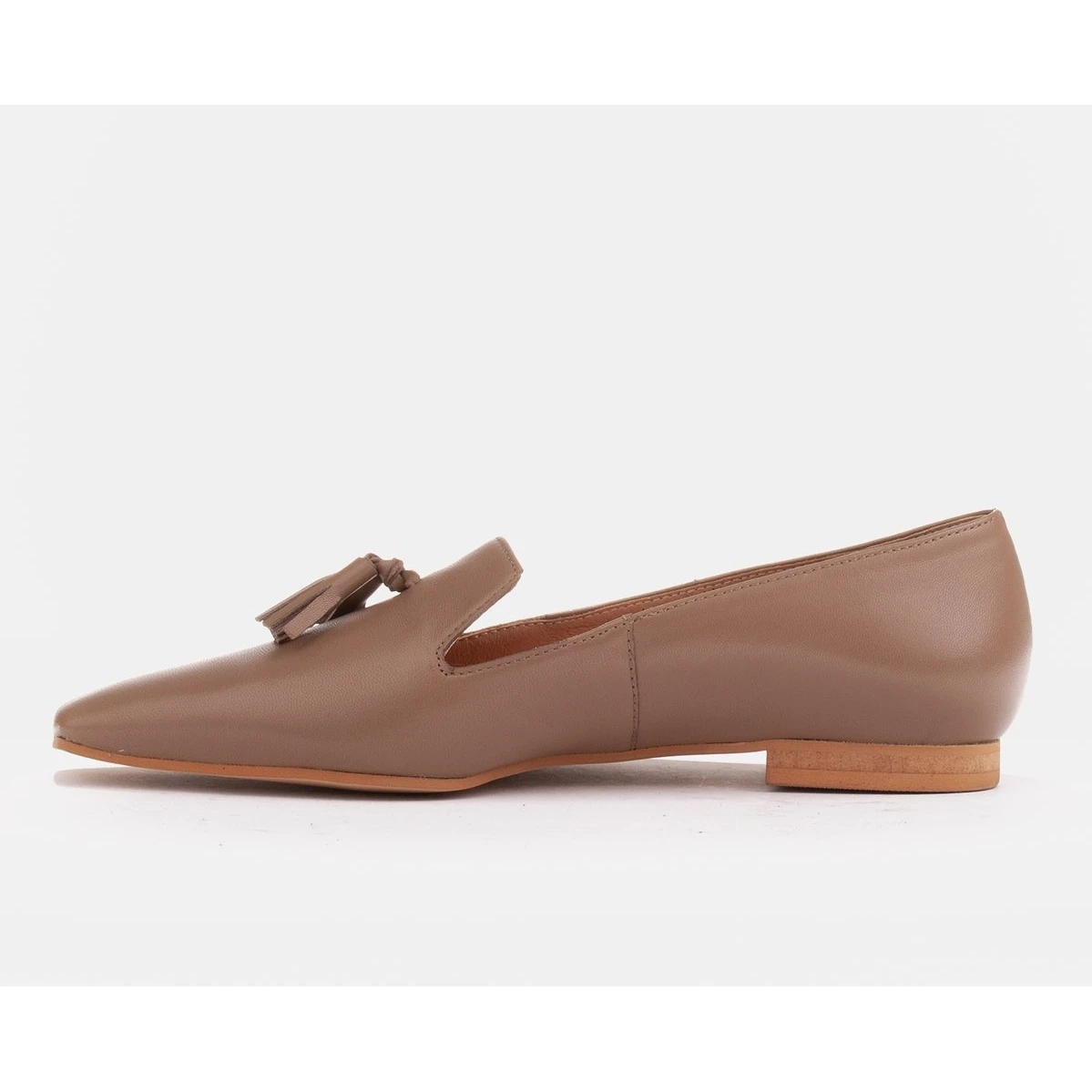 Marco Shoes Ballerines Lords Pour Femmes à Franges Beige – Image 3