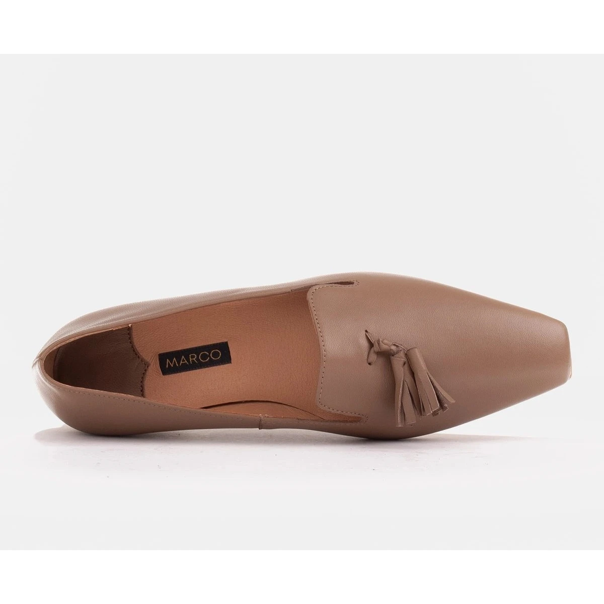 Marco Shoes Ballerines Lords Pour Femmes à Franges Beige – Image 6